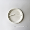 10 인치 2 div bagasse 플레이트 φ260mm